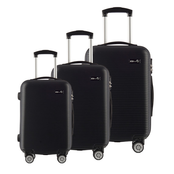 Cestovné kufre Aga Travel MR4651-Black  - čierne