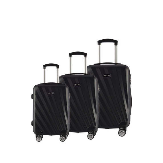 Set troler - S, M, L - Aga Travel MR4653-Black - negru