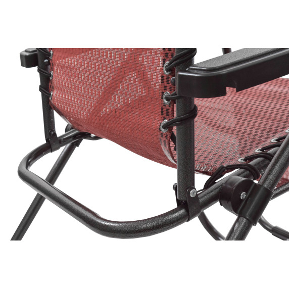 Záhradné kreslo Linder Exclusiv AERO GRT MC3749 - červeno/čierne
