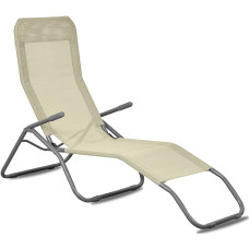 Záhradné lehátko AGA SIESTA MC372171BG/MR4250-Beige - béžové - 