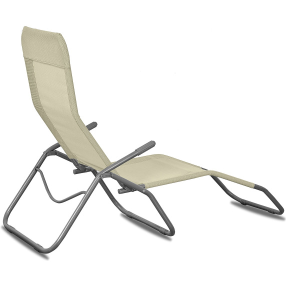 Záhradné lehátko AGA SIESTA MC372171BG/MR4250-Beige - béžové