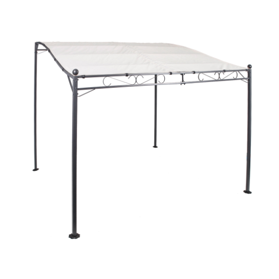 Pavilion grădină - 2,5 x 3 m - alb - Linder Exclusiv MC3640