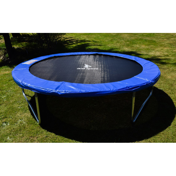 Trambulină 250 cm cu plasă de protecție externă  - albastru - AGA SPORT TOP