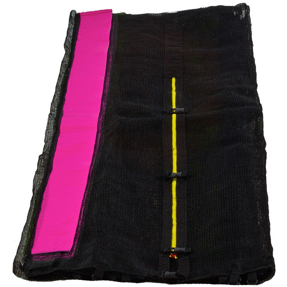 Trambulină 150 cm cu plasă de protecție externă - roz - AGA SPORT TOP