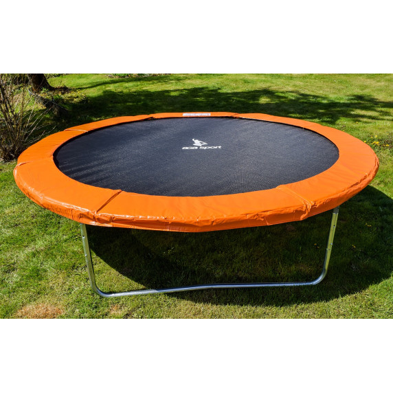 Trampolína 180 cm s vnútornou ochrannou sieťou AGA SPORT FIT  - oranžová