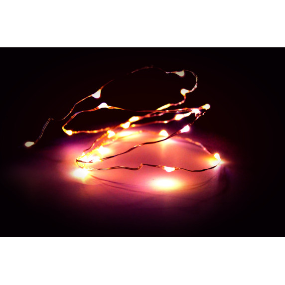 Vianočná reťaz na batérie 20 LED Linder Exclusiv LK109W - teplá biela