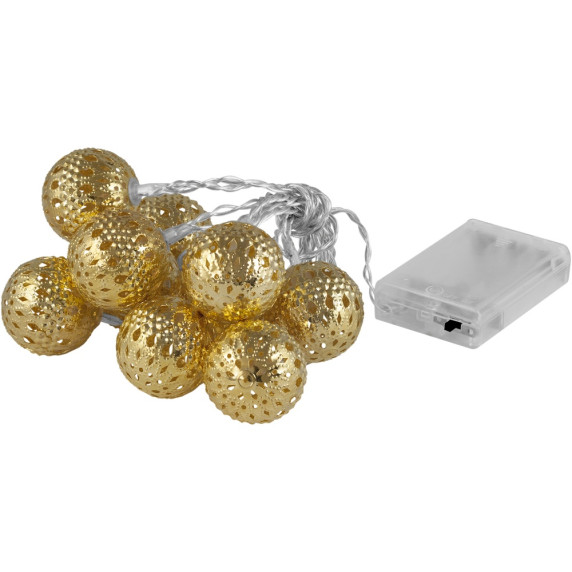 LED világítás 10 arany golyó Linder Exclusiv LK022GB - Meleg fehér