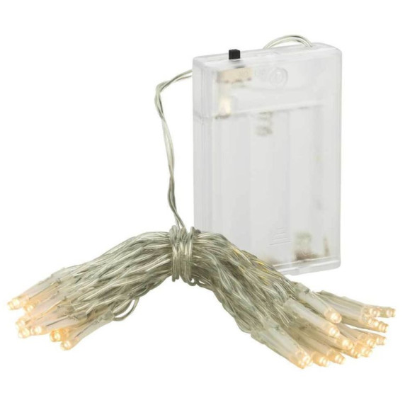 Fényfüzér égősor 30 LED Linder Exclusiv LK102W - Meleg fehér