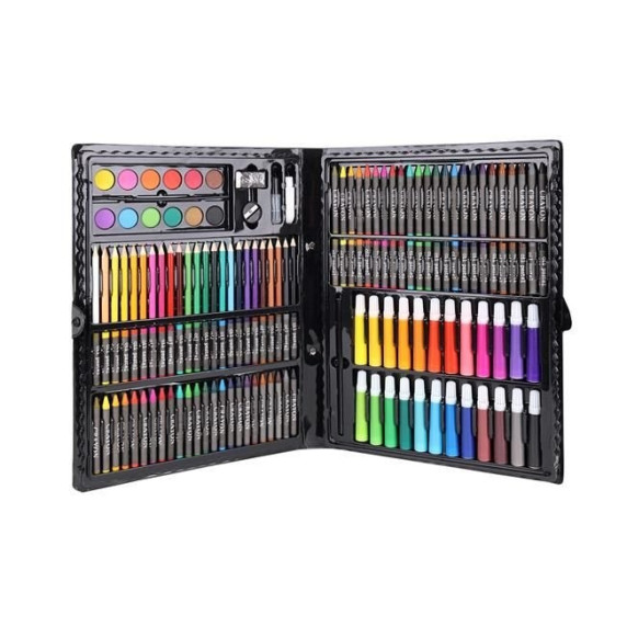 Set de artă creativă 86 buc - Aga4Kids - albastru
