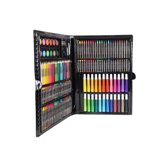 Set de artă creativă 86 buc - Aga4Kids - albastru