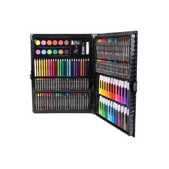 Set de artă creativă 86 buc - Aga4Kids - albastru