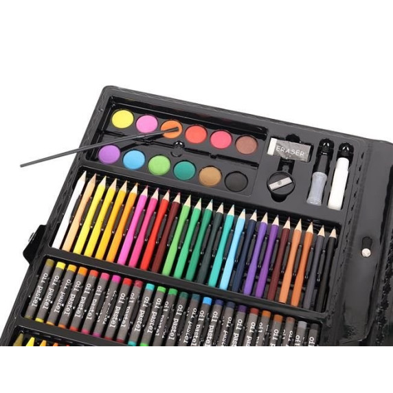 Set de artă creativă 86 buc - Aga4Kids - albastru