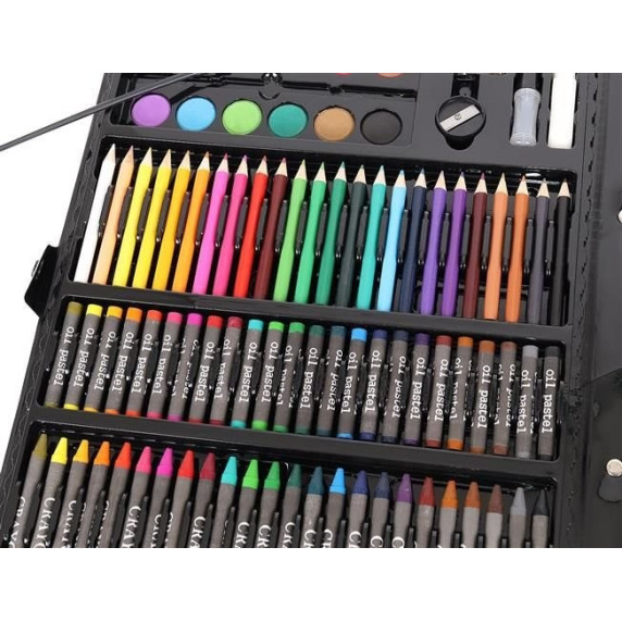 Set de artă creativă 86 buc - Aga4Kids - albastru