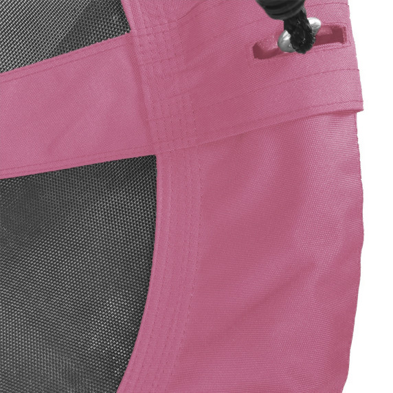 Fészekhinta zászlókkal  Aga MR1120 FLAG - P 120 cm - Rózsaszín