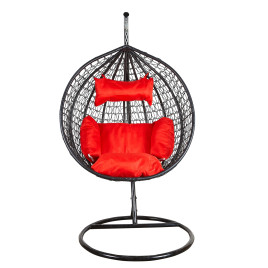 Függőfotel Aga ORTA MR4200B-R - fekete/piros - 