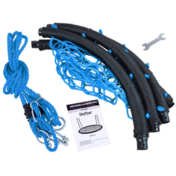 Fészekhinta Inlea4Fun 120 cm - kék