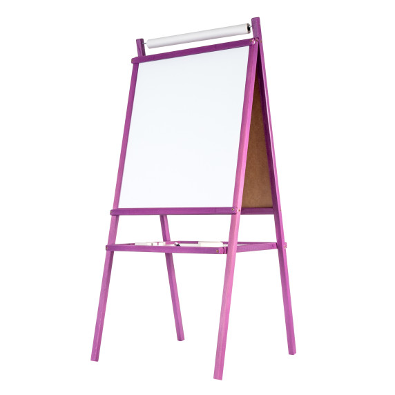 Tablă de desen față/verso - Aga4Kids TEDDY MOP MPF - mov