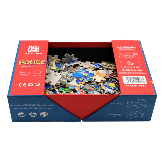 Gyermek puzzle Police 240 db Aga4Kids MR1467 - rendőrség