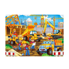 Puzzle pentru copii - Şantier, 130 piese - Aga4Kids MR1465 - 