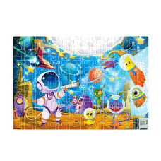 Detské puzzle Vesmírni cestovatelia 216 dielikov Aga4Kids MR1464 - 