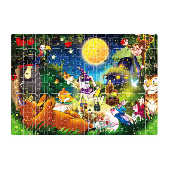 Gyermek puzzle  Aga4Kids  MR1463  216 db - Állatok az erdőben