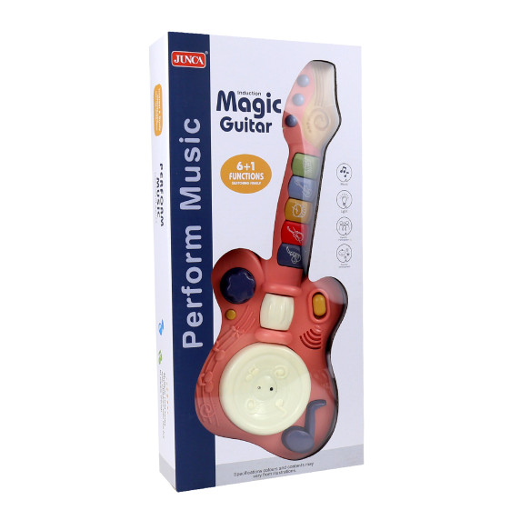 Detská interaktívna gitara Aga4Kids MR1398-Pink - ružová