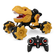 RC Autíčko Dinosaurus Aga4Kids MR1401-Yellow - žlté - 