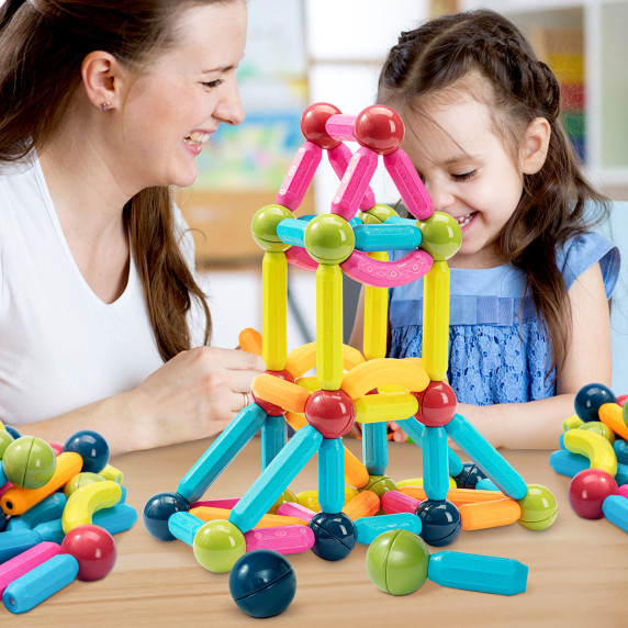 Mágneses építőjáték MR1422 készlet 33 db Aga4Kids 