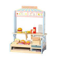 Magazin din lemn pentru copii - Aga4Kids DS5660 -Fast-food - 