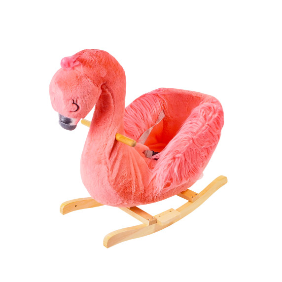 Balansoar  cu roți  pentru copii - Aga4Kids DS4607 - Flamingo