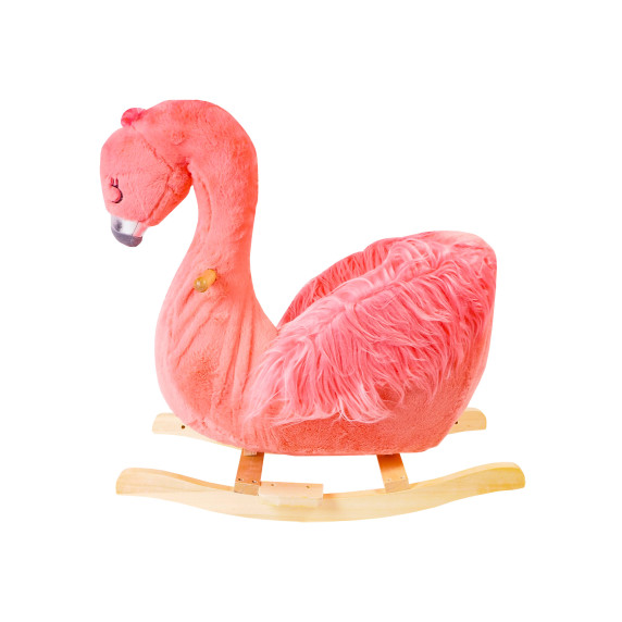 Balansoar  cu roți  pentru copii - Aga4Kids DS4607 - Flamingo