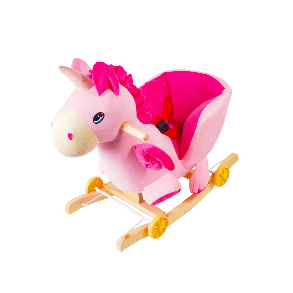 Balansoar  cu roți  pentru copii - Aga4Kids DS4608 - Unicorn