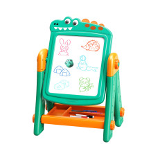 Tablă de desen  2 în 1 pentru copii - -Aga4Kids DS5624 - Verde - 