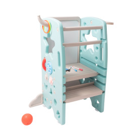 Učiaca veža Aga4Kids DS4201-L.BLUE - svetlomodrá - 