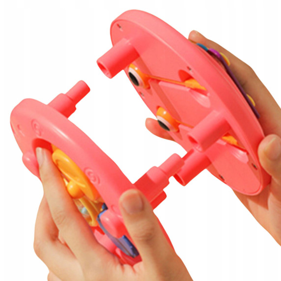 Melc de tras, cu xilofon - Aga4Kids DS5604-PINK – roz