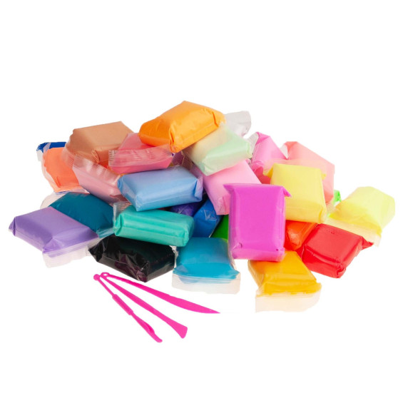 Plastilină 36 buc + accesorii Aga4Kids