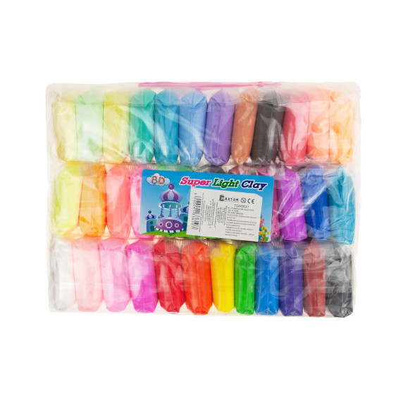 Plastilină 36 buc + accesorii Aga4Kids