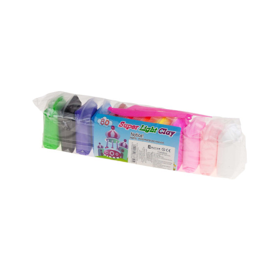 Plastilină 12 buc + accesorii Aga4Kids - TG60632