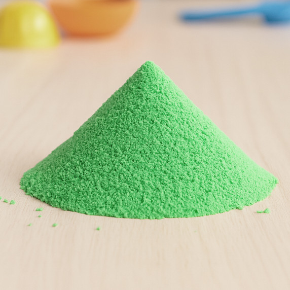 Set kinetických pieskov 4 kg Aga4Kids MR1575 - zelený, ružový, modrý a žltý