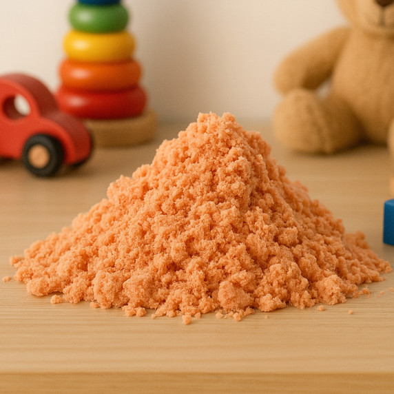 Set kinetických pieskov 4 kg Aga4Kids MR1576 - fialový, oranžový, prírodný a modrý