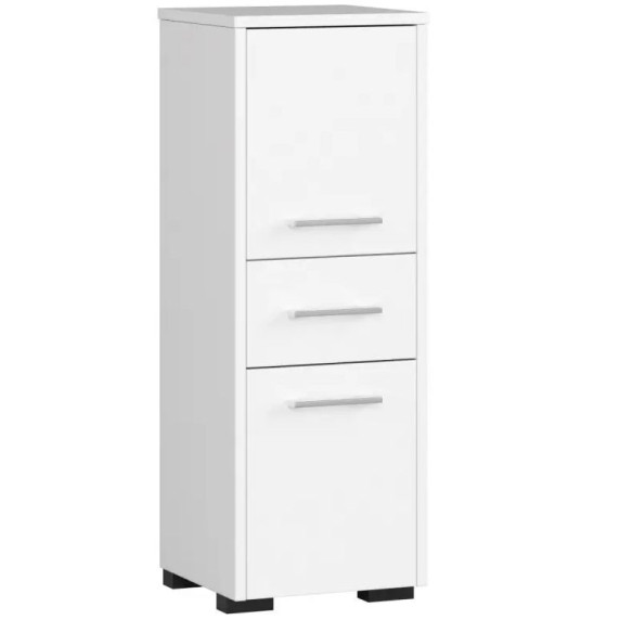 Kúpeľňová skrinka 85 cm AKORD FIN - biela