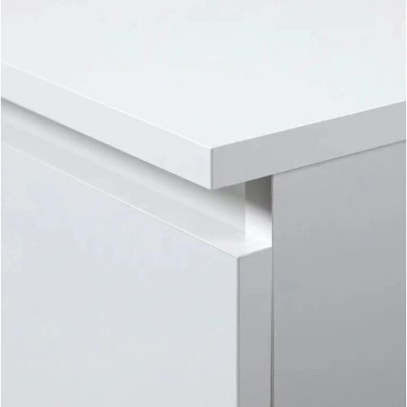 Comodă cu 5 sertare - 60x121x40 cm - Inlea4Home K60 5SZ CLP - alb