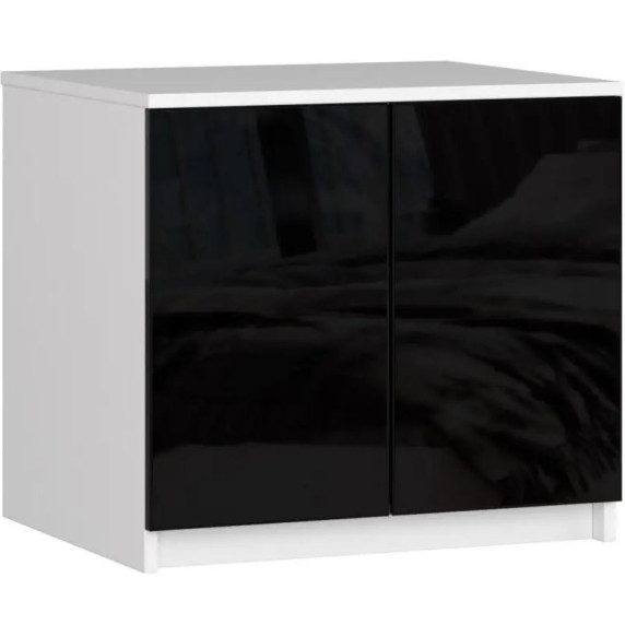 Extensie dulap - S60 STAR - alb/negru lucios