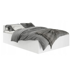 Ágy 180x200 ágyneműtratóval, ágyráccsal, matraccal - Fehér - 