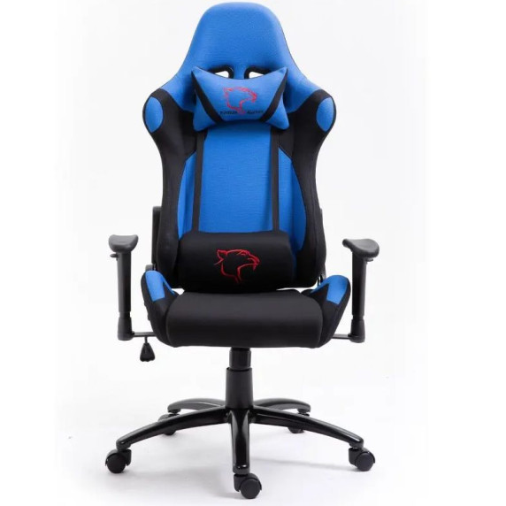 Scaun gamer - F4G FG38- negru/albastru