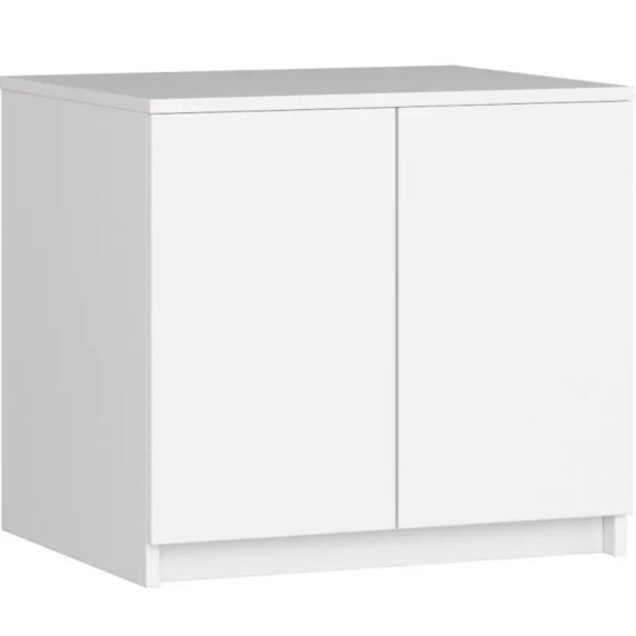 Nadstavec na skriňu s vysokým leskom 60 x 55 x 51 cm AKORD CLP S60 STAR - biely