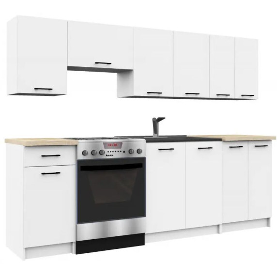 Set mobilă de bucătărie - OLIWIA - 240 cm