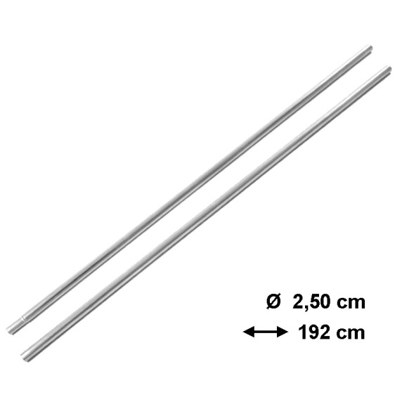 Stâlp de susținere pentru plasă de siguranță a trambulinei Aga Ø 2,5 cm - lungime 192 cm