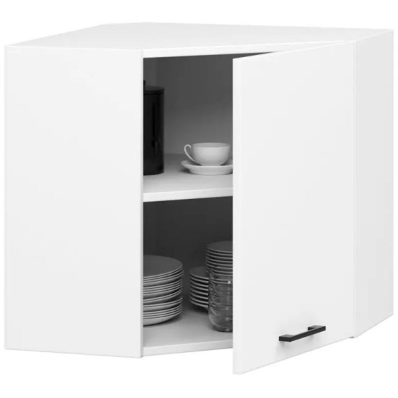 Felső sarok konyhaszekrény OLIWIA W60/60N H580 - fehér