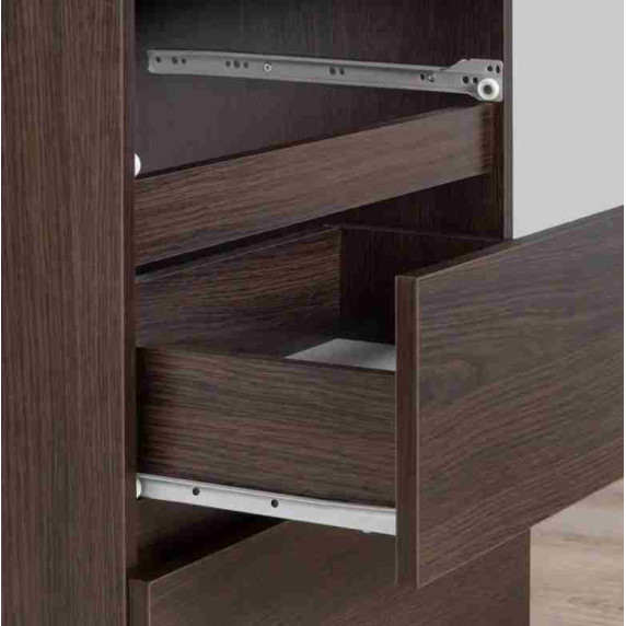 Kétajtós szekrény 1 fiókkal AKORD R60 2D 1SZ CLP - Wenge